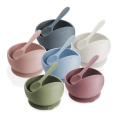 Yuming Factory Silicone Suction Bowl & Spoon  for Baby and Toddler